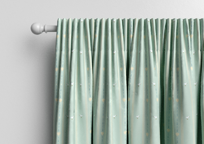 Puddle Down, Duck Stripe Egg - Made to Measure Curtains - Image 9